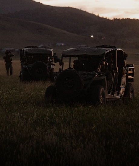 Military Tactical Vehicles being used for Intelligence operations.
