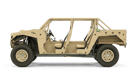 4-seat ultra-light modular tactical vehicle.