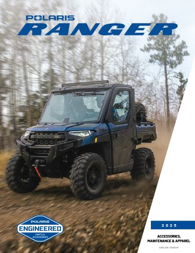 2025 Polaris RANGER Accessories, Maintenance & Apparel Catalog.