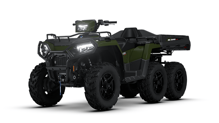 Explore Polaris Sportsman 6x6 570 ATVs.