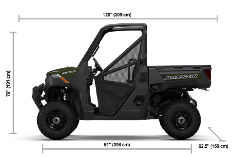 Specs: Polaris RANGER 1000 EPS Sage Green | Polaris Government & Defense