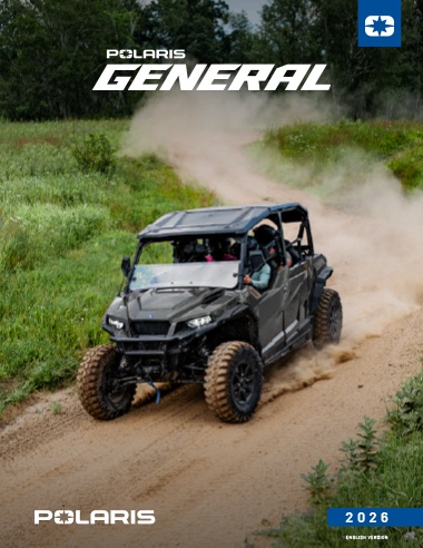 2026 Polaris GENERAL Accessories, Maintenance & Apparel Catalog.