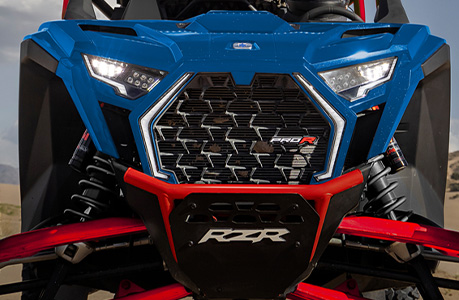 Bumper installed on a Polaris RZR Pro R side-by-side.