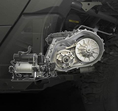 NUMATIX controlled CVT on a 2027 Polaris XPEDITION XP side-by-side.