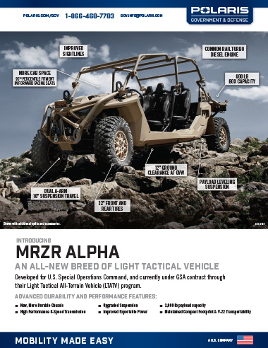 MRZR Alpha brochure