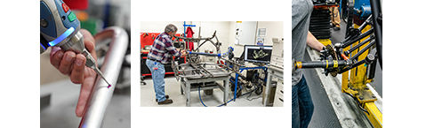 Quality Assurance process at the Polaris factory in Roseau, MN.
