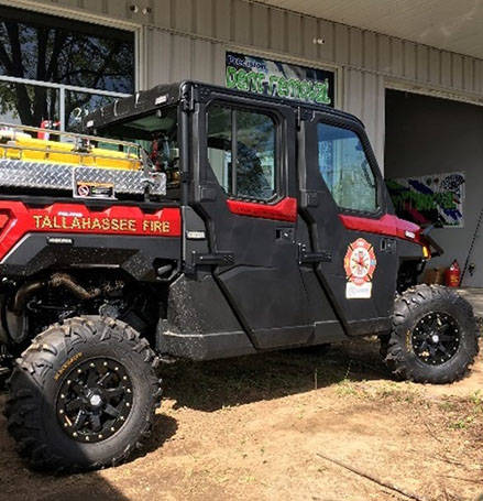 Pic of one of the department's vehicle