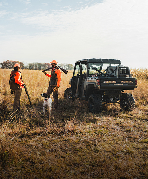 Explore Polaris vehicles for hunting.