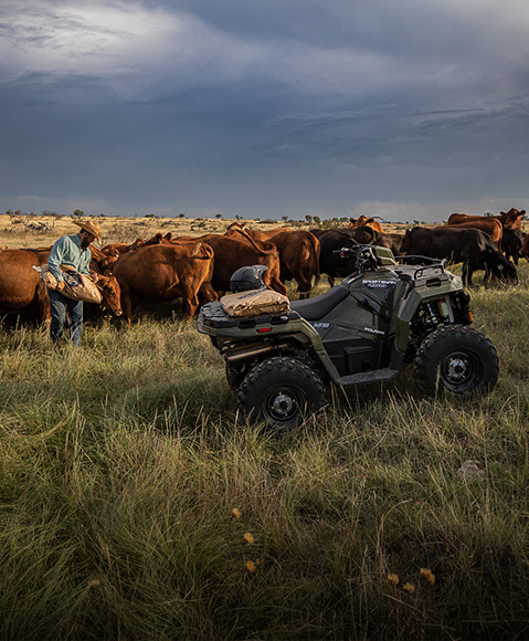 Explore Polaris vehicles for ranching.