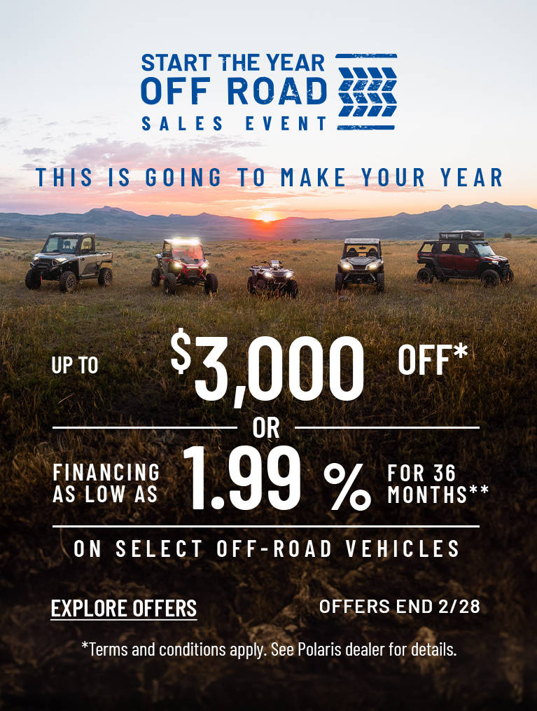 Polaris Off Road Vehicles ORV SxS UTVs ATVs Four Wheelers