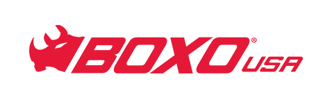Boxo USA logo.