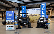 Polaris ad at the Arabian Horse Show 2024