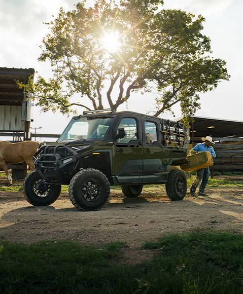 Explore UTVs, Side-by-Sides, & ATVs for Farming.