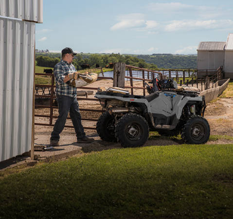 View 2026 Polaris Sportsman 450 H.O. models.