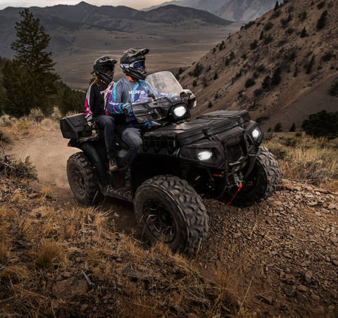 View 2026 Polaris Sportsman Touring 850 models.