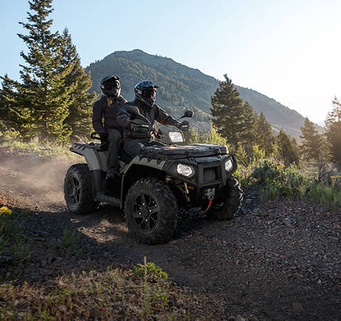 View 2026 Polaris Sportsman Touring XP 1000 Trail models.