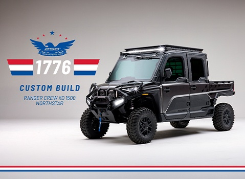  Polaris RANGER CREW XD 1500 NorthStar—1776 Custom Build for the Celebrate American Heroes Sweepstake.