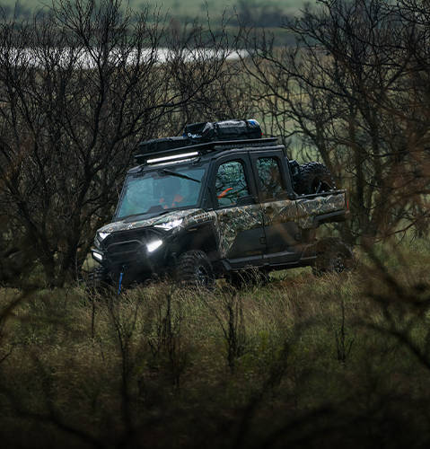 Explore side-by-sides and UTVs for Hunting.