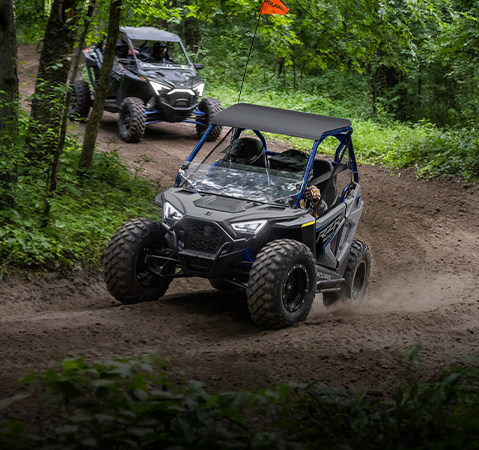 Explore the 2027 Polaris RZR 200 EFI youth side-by-side.