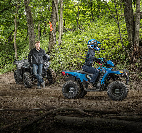 Explore the 2027 Polaris Sportsman 110 EFI youth ATV.