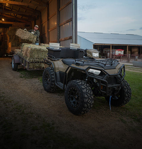 Explore farming ATVs.
