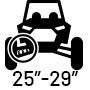 25-29-inches of Usable Suspension Travel.