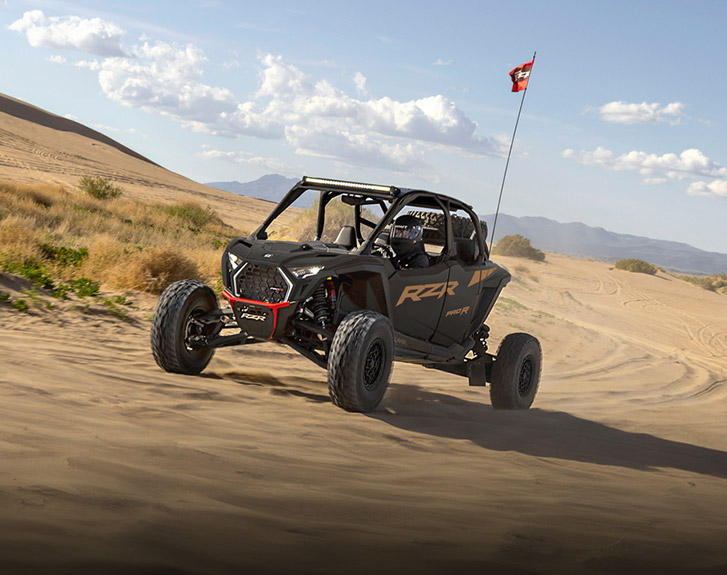 Explore accessories from the RZR Pro R Desert Package.