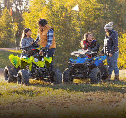 Explore Youth ATVs, Side-by-Sides & UTVs.