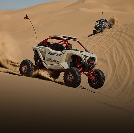 Explorez les VCC et les VUTT pour la randonnée dans le désert et les dunes.