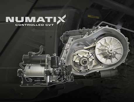Innovative NUMATIX Controlled CVT.