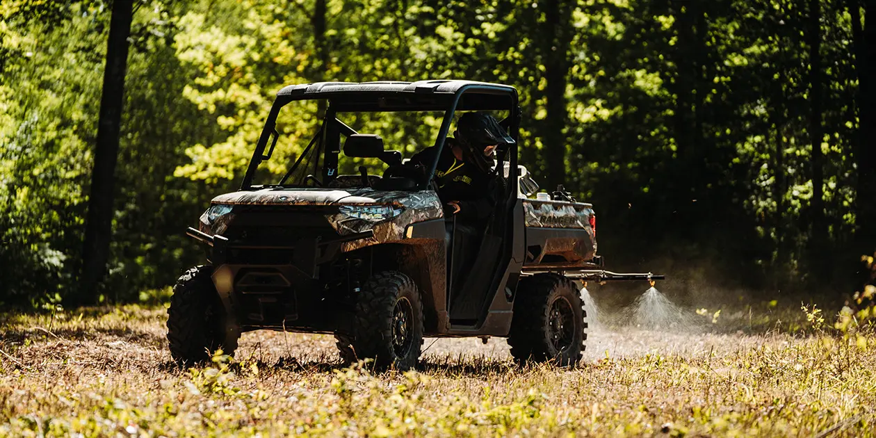 Ranger XP 1000 in the woods