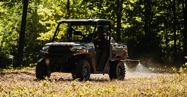 Ranger XP 1000 in the woods
