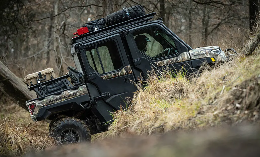Ranger CREW 570 with poly front and rear doors going up