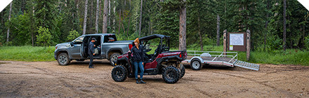 Polaris off-road vehicles.