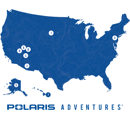 Polaris Adventures Map