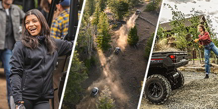 Second collage for Polaris Off-Road International Female Ride Day