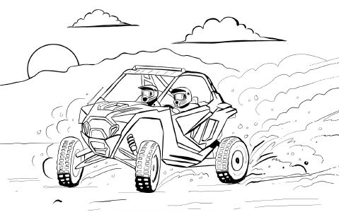 Polaris Rzr Coloring Pages Coloring Pages