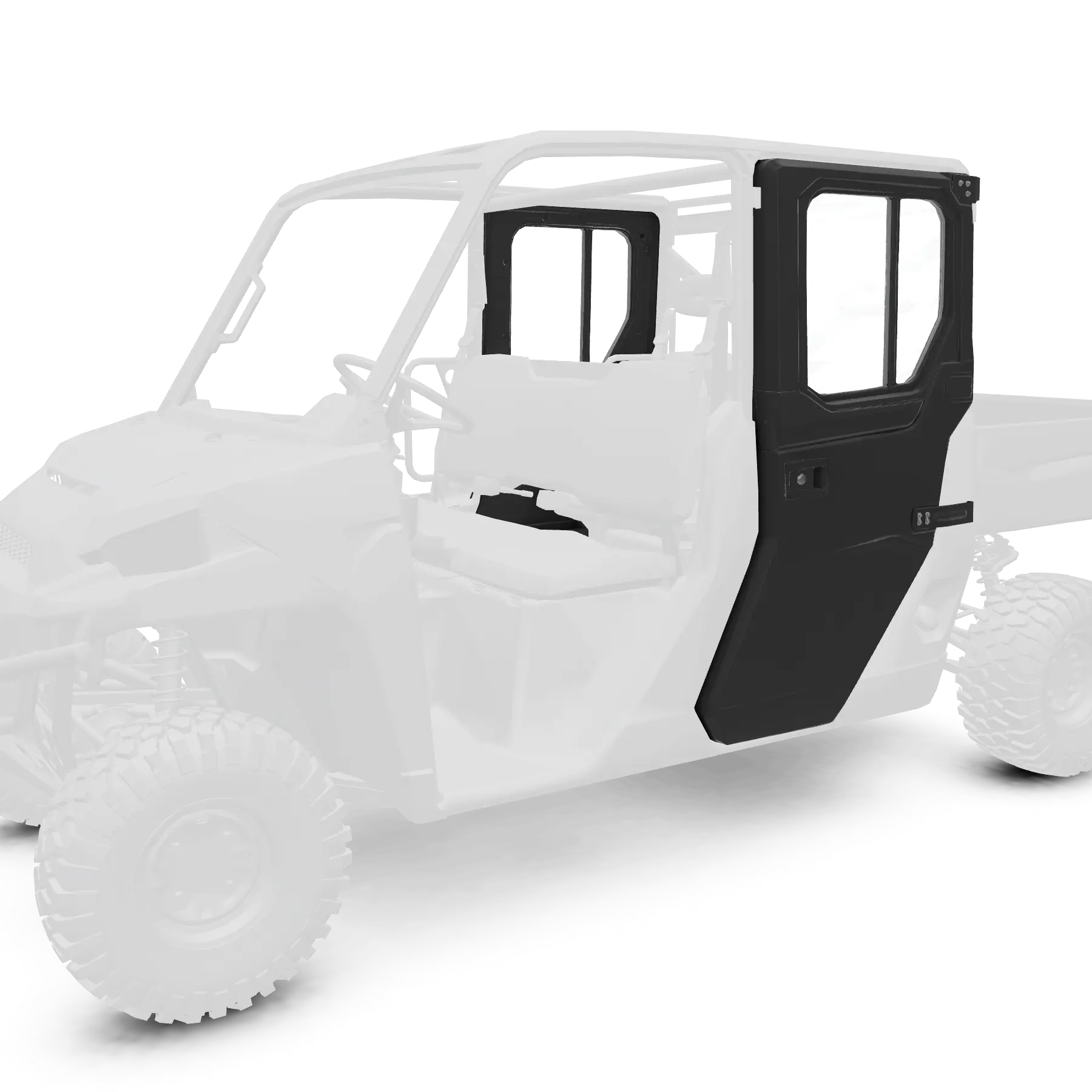 Rear Crank Window Poly Doors - Full-Size | Polaris Commercial