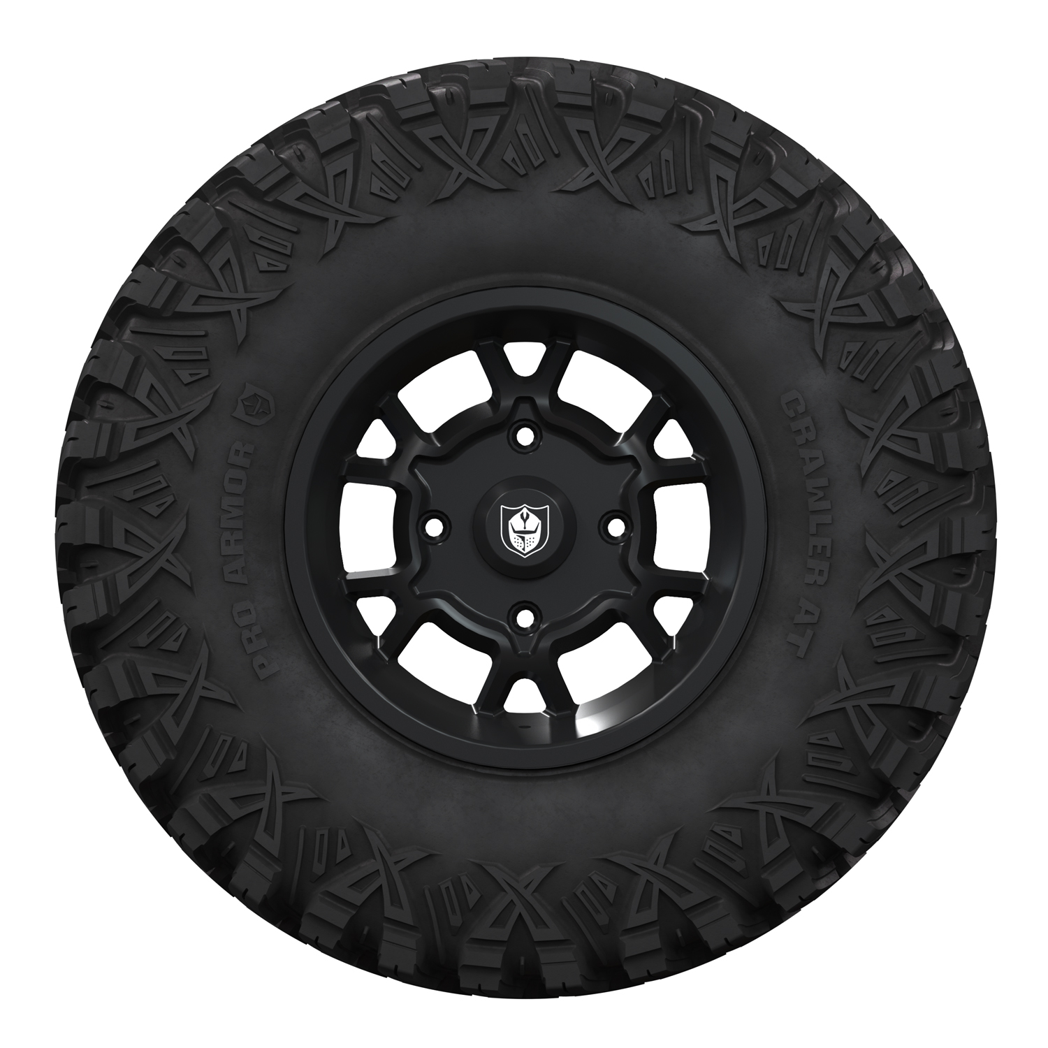 トラックハンドル Pro Armor Wheel & Tire Set: 4205 & Mud XC, Matte Black, 29
