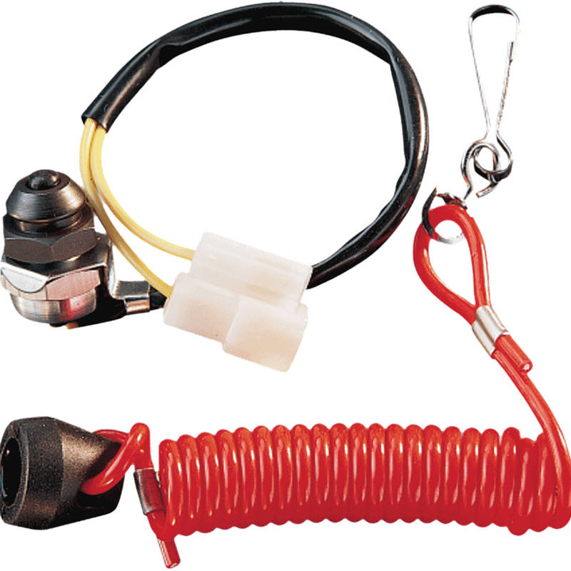 Coiled Tether Kill Switch Kit, Red, Part 2874379 Polaris Snowmobiles