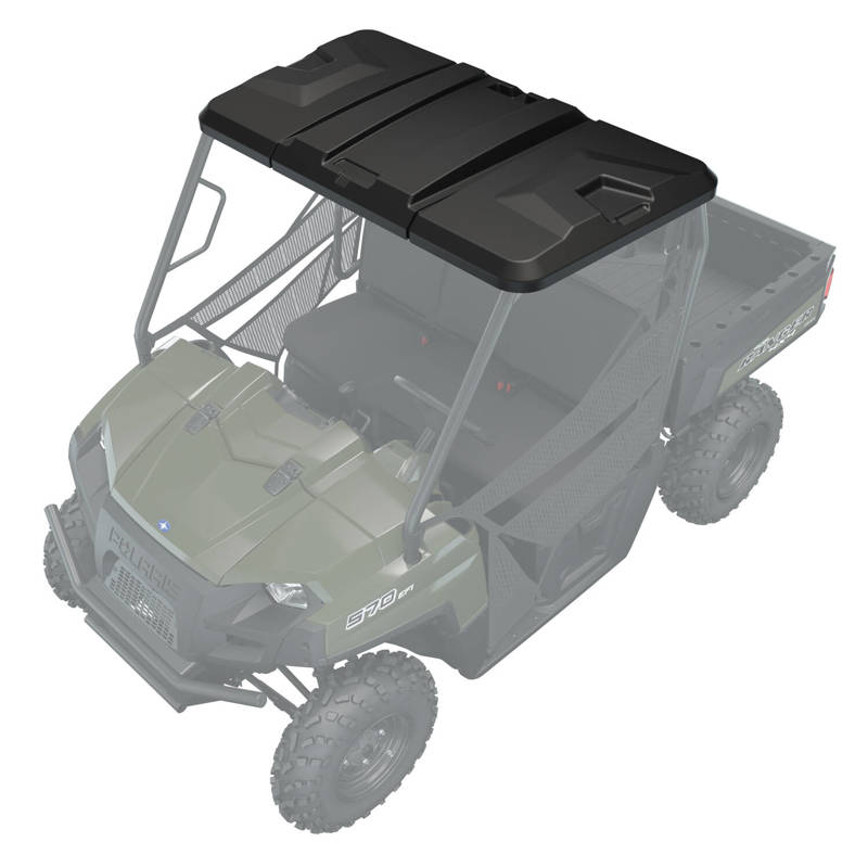 Poly 2 Seat Sport Roof Black Polaris Ranger