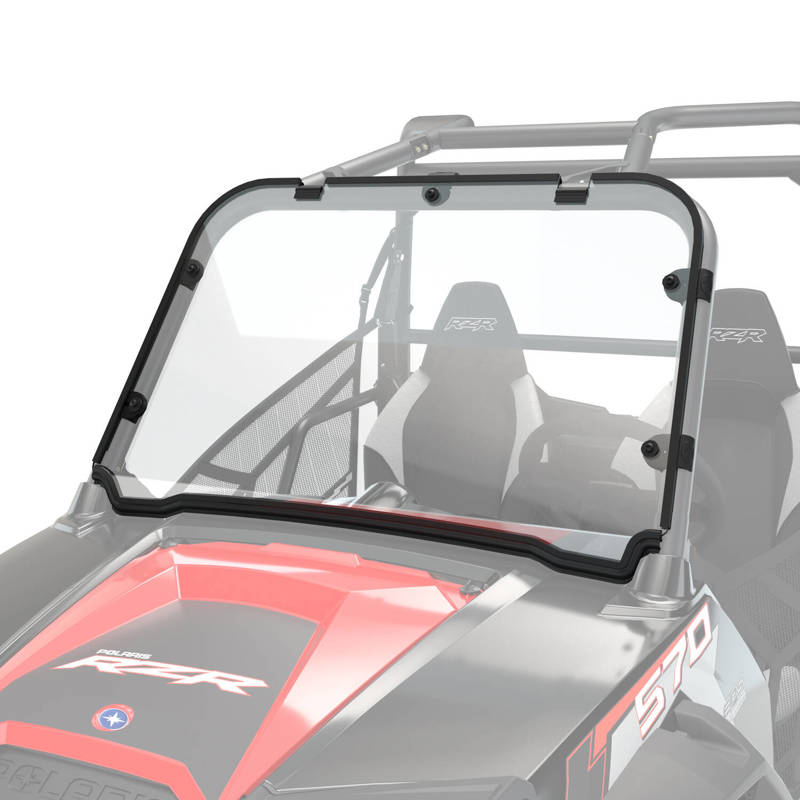 Lock & Ride® Poly Windshield Polaris RZR