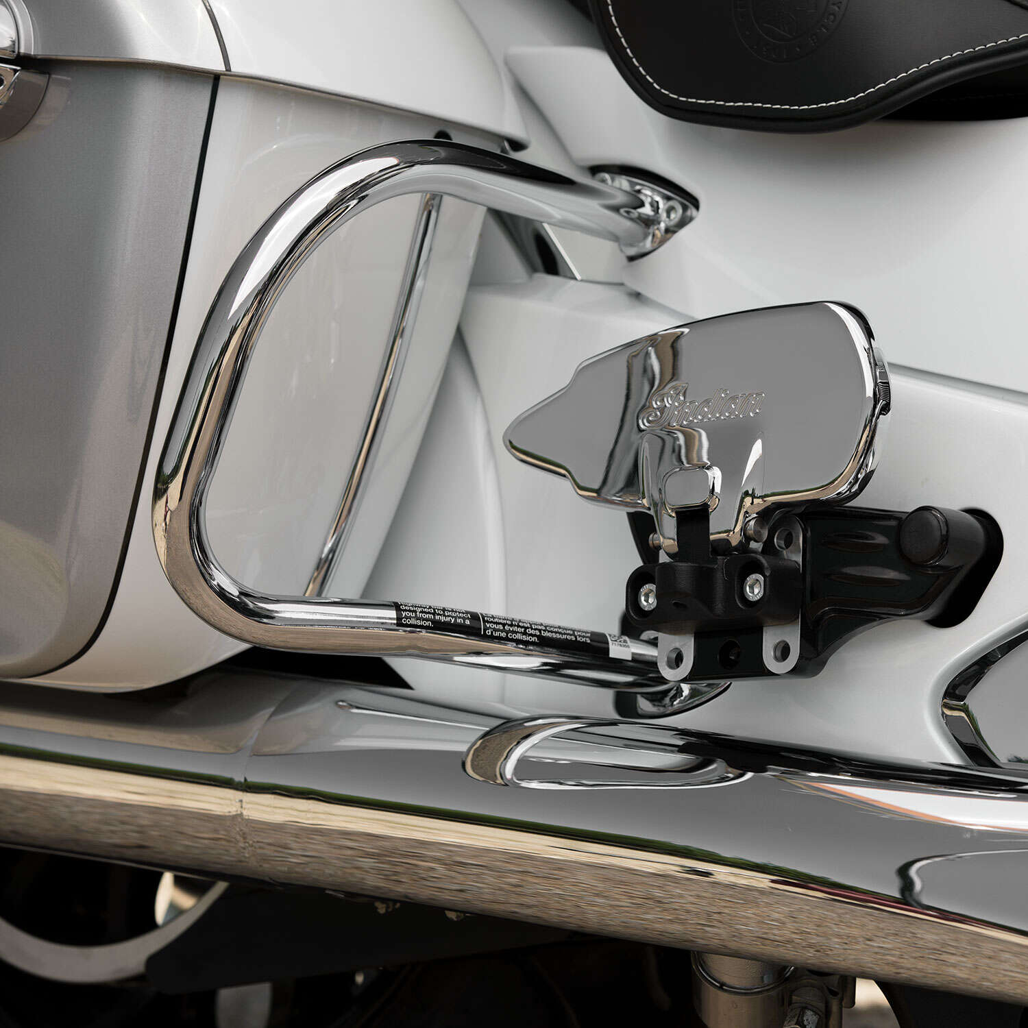 Steel Rear Highway Bars in Chrome, Pair | Polaris