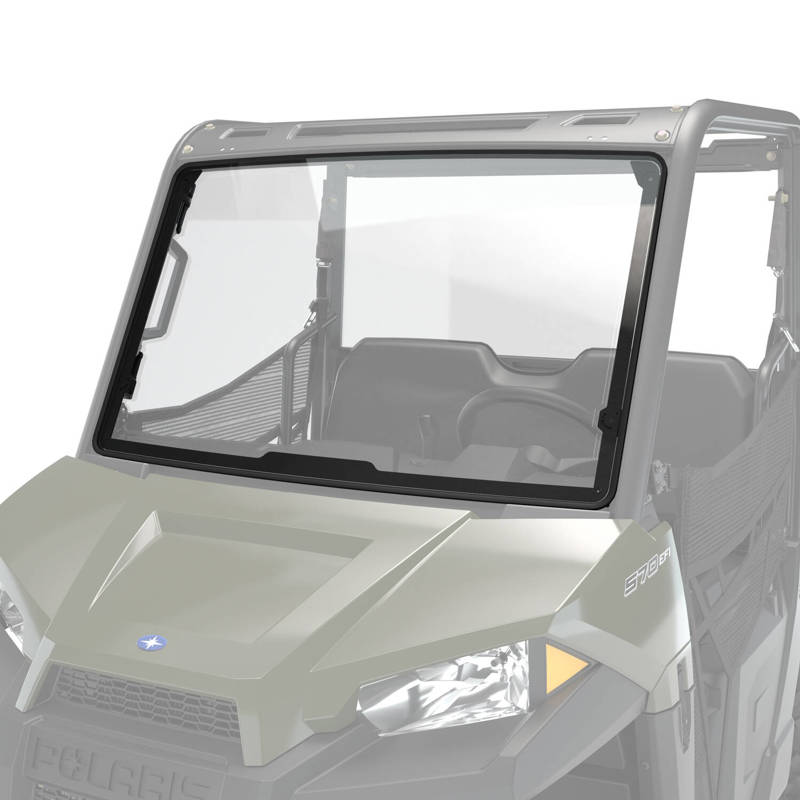 Glass Full Windshield, Clear Polaris RANGER