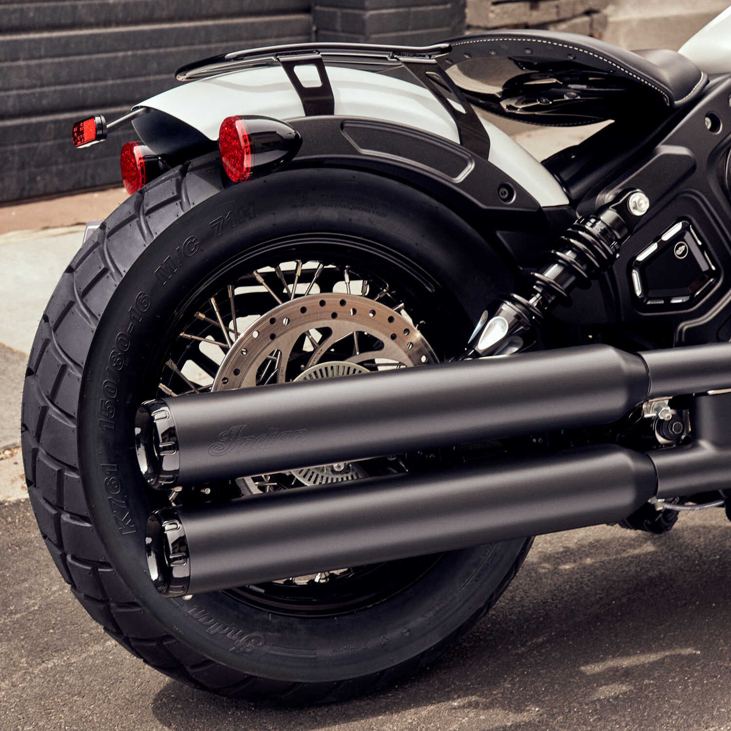 Stage 1 Straights SlipOn Exhausts, Pair Indian Motorcycle