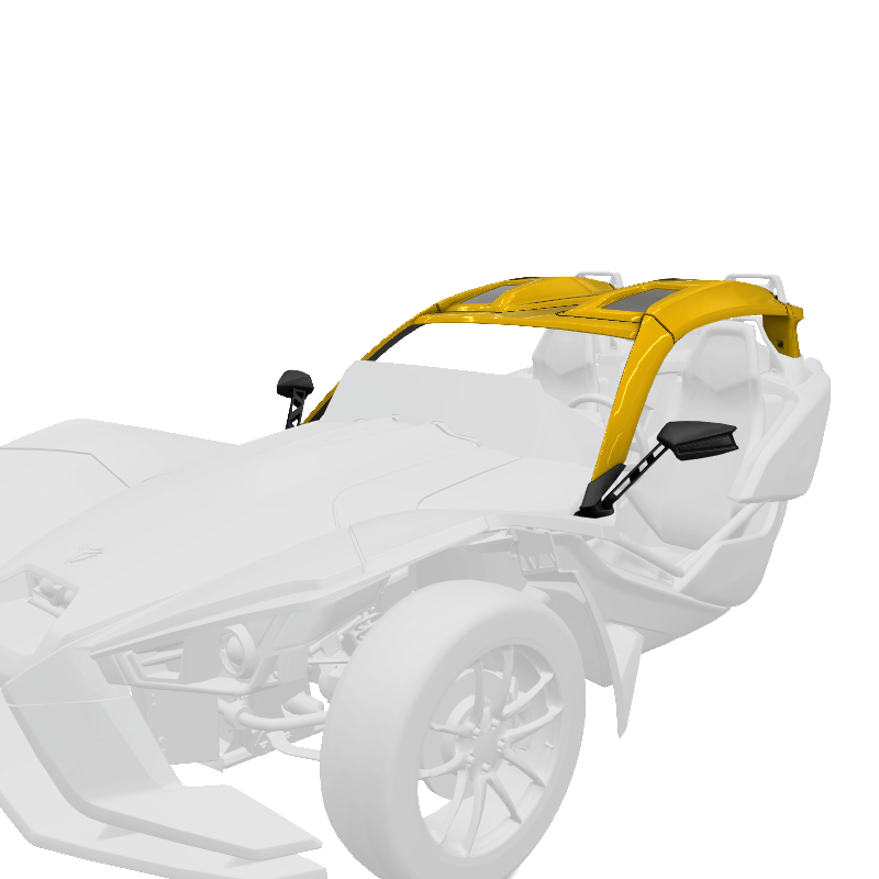 Slingshade® Daytona Yellow Polaris Slingshot