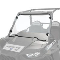Hard Coat Poly Full Windshield With Lock Ride Technology Clear Polaris Rzr