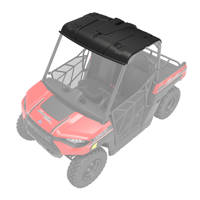 Poly 2 Seat Sport Roof Black Polaris Ranger