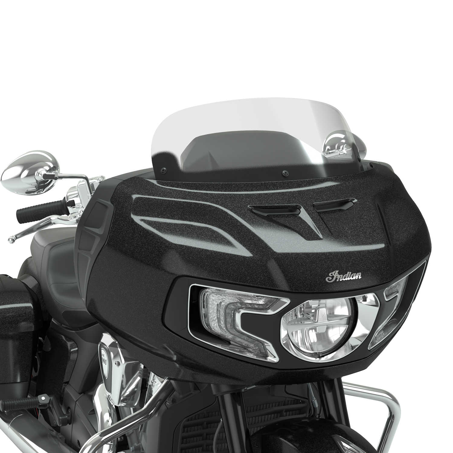 Polycarbonate 11 in. Low Windshield, Tinted | Indian Motorcycle