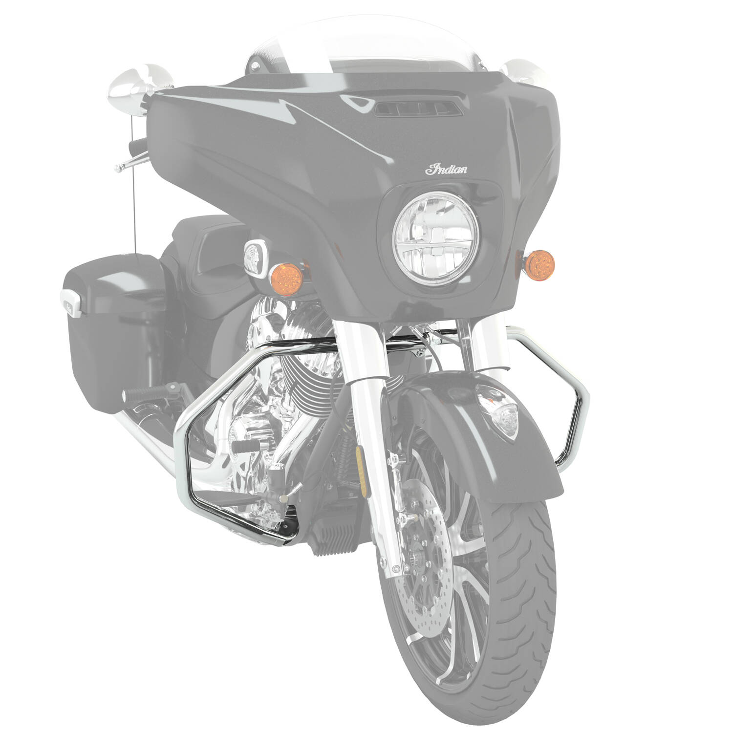 Steel Front Highway Bars, Pair | Indian Motorcycle